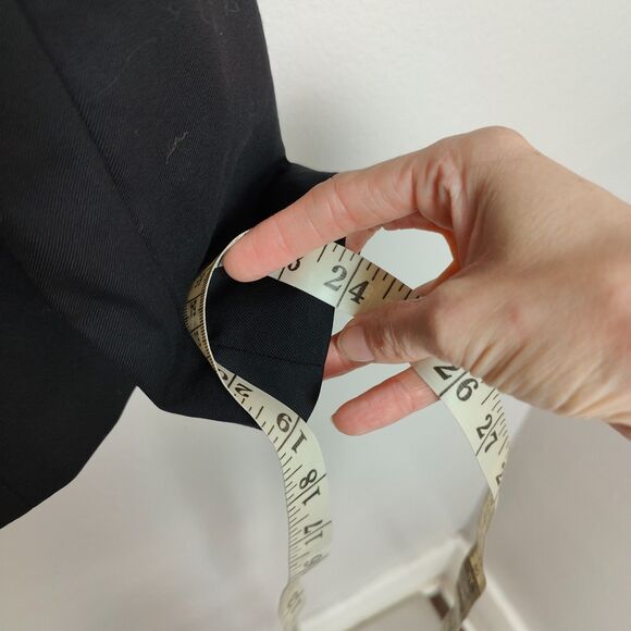 J. Crew Black Lightweight 100% Wool Super 120's Blazer Jacket Women's Size 4 - Picture 10 of 11